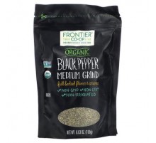 Frontier Co-op, Organic Black Pepper, Medium Grind, 6.63 oz (188 g)