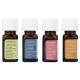 Aura Cacia, Journey Kit, Essential Oil Diffusion Blends, 4 Bottles, 0.25 fl oz (7.4 ml) Each