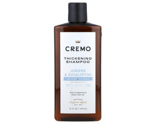 Cremo, Thickening Shampoo, Juniper & Eucalyptus, 16 fl oz (473 ml) Cremo, Thickening Shampoo, Juniper & Eucalyptus, 16 fl oz (473 ml)
