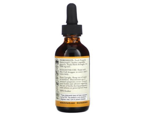 Eclectic Herb, Propolis, 250 mg, 2 fl oz ( 60 ml)