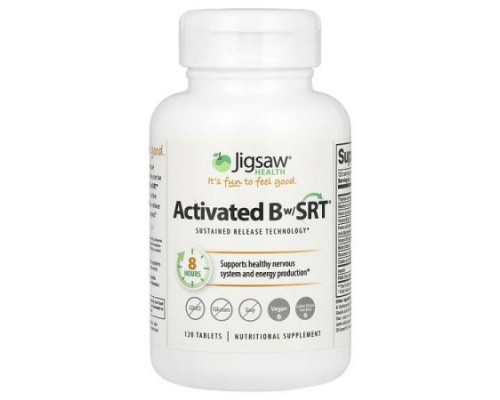 Jigsaw Health, Activated B with SRT®, 120 Tablets
