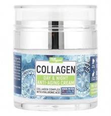 MaryAnn Organics, Collagen Day & Night Anti-Aging Cream, For All Skin Types, 1.7 fl oz (50 ml)