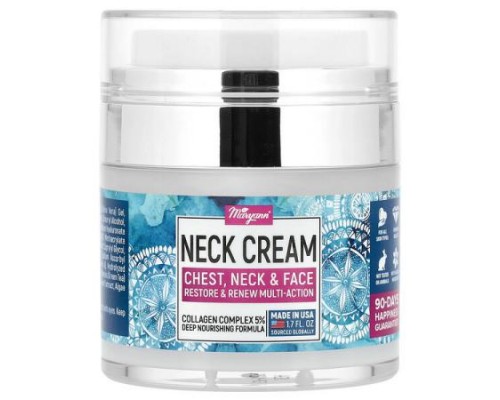 MaryAnn Organics, Neck Cream, For All Skin Types, 1.7 fl oz (50 ml)
