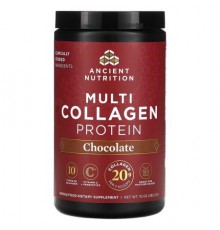 Ancient Nutrition, Multi Collagen Protein, Chocolate, 10 oz (283.2 g)