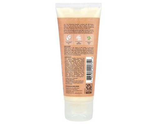 SheaMoisture, Curl Enhancing Smoothie with Silk Protein & Neem Oil, Coconut & Hibiscus, 3.2 oz (91 g)