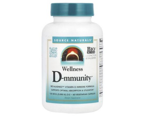 Source Naturals, Wellness D-mmunity™, 60 Vegetarian Capsules