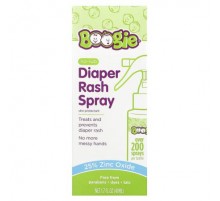 Boogie Wipes, No-Rub Diaper Rash Spray , 1.7 fl oz (49 ml)
