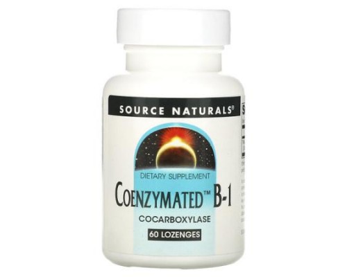 Source Naturals, Coenzymated B-1, 60 Lozenges