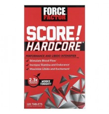Force Factor, SCORE! Hardcore®, Performance and Libido Intensifier, 120 Tablets