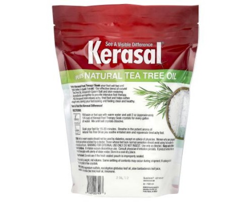 Kerasal, Foot Therapy Soak Plus Natural Tea Tree Oil, 2 lbs (907 g) Kerasal, Foot Therapy Soak Plus Natural Tea Tree Oil, 2 lbs (907 g)