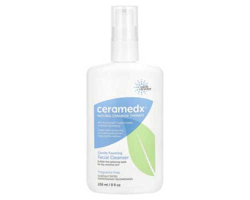 Ceramedx, Gentle Foaming Facial Cleanser, Fragrance Free, 8 fl oz (236 ml)