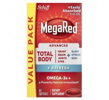 Schiff, MegaRed®, Advanced Total Body + Refresh,  65 Softgels