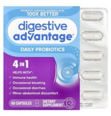 Schiff, Digestive Advantage®, Daily Probiotics, 60 Capsules