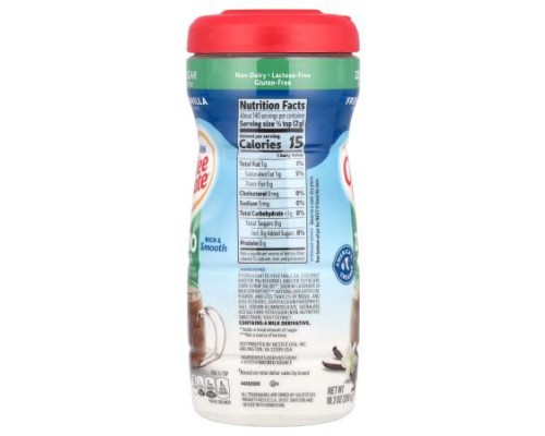 Coffee Mate, Powder Coffee Creamer, Zero Sugar, French Vanilla, 10.2 oz (289.1 g) Coffee Mate, Powder Coffee Creamer, Zero Sugar, French Vanilla, 10.2 oz (289.1 g)