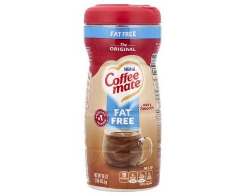 Coffee Mate, Powder Coffee Creamer, Fat Free, Original, 16 oz (453.5 g) Coffee Mate, Powder Coffee Creamer, Fat Free, Original, 16 oz (453.5 g)