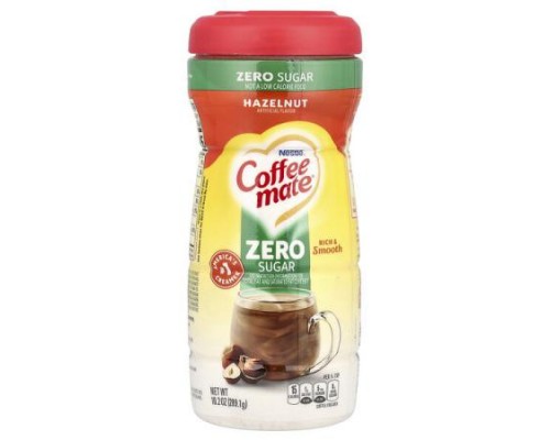 Coffee Mate, Powder Coffee Creamer, Zero Sugar, Hazelnut, 10.2 oz (289.1 g) Coffee Mate, Powder Coffee Creamer, Zero Sugar, Hazelnut, 10.2 oz (289.1 g)