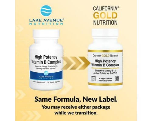 California Gold Nutrition, High Potency Vitamin B Complex with Thiamin HCI, Niacin, Pantothenic Acid and Inositol, 30 Veggie Capsules California Gold Nutrition, High Potency Vitamin B Complex with Thiamin HCI, Niacin, Pantothenic Acid and Inositol, 30 Veggie Capsules