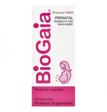 BioGaia, Protectis MUM, Prenatal Probiotic, For Mum & Baby, 100 Million CFU, 30 Capsules