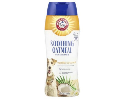 Arm & Hammer, Soothing Oatmeal Pet Shampoo, Vanilla Coconut, 20 fl oz (591 ml) Arm & Hammer, Soothing Oatmeal Pet Shampoo, Vanilla Coconut, 20 fl oz (591 ml)