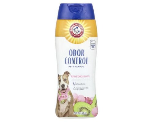 Arm & Hammer, Odor Control Pet Shampoo, For Dogs, Kiwi Blossom, 20 fl oz (591 ml) Arm & Hammer, Odor Control Pet Shampoo, For Dogs, Kiwi Blossom, 20 fl oz (591 ml)