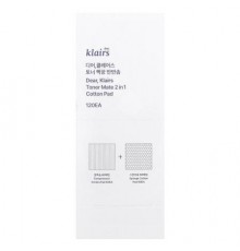 Dear, Klairs, Toner Mate 2 In 1 Cotton Pad, 60 Compressed/60 Sponge Cotton Pads