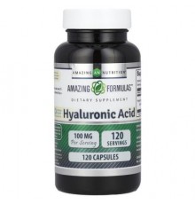 Amazing Nutrition, Hyaluronic Acid, 100 mg, 120 Capsules