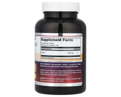 Amazing Nutrition, Amazing Formulas™, Inositol, 1,000 mg, 120 Tablets