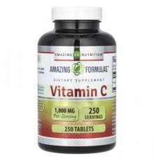 Amazing Nutrition, Vitamin C, 1,000 mg, 250 Tablets