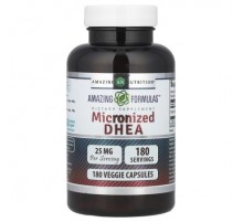 Amazing Nutrition, Micronized DHEA, 25 mg, 180 Veggie Capsules