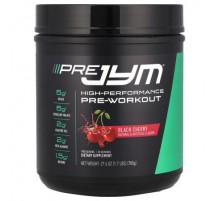 JYM Supplement Science, Pre JYM®, High-Performance Pre-Workout, Black Cherry, 1.7 lbs (780 g)