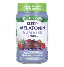 Nature's Truth, Sleep, Melatonin Gummies, Natural Mixed Berry, 70 Gummies (5 mg per Gummy)