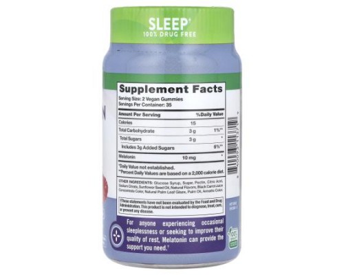 Nature's Truth, Sleep, Melatonin Gummies, Natural Mixed Berry, 70 Gummies (5 mg per Gummy)