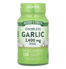 Nature's Truth, Odorless Garlic, 120 Quick Release Softgels (1,200 mg per Softgel)