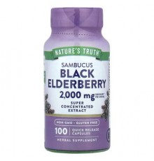 Nature's Truth, Sambucus Black Elderberry, 100 Quick Release Capsules (1,000 mg per Capsule)