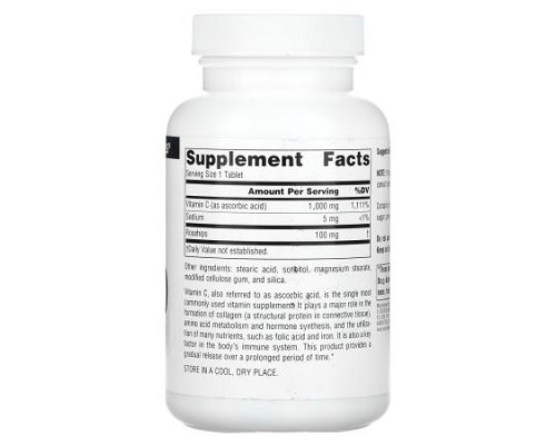 Source Naturals, C-1000, 100 Tablets