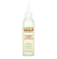 Cantu, Shea Butter, Tea Tree & Jojoba Hair & Scalp Oil, 6 fl oz (180 ml)