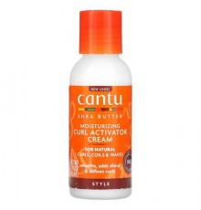 Cantu, Shea Butter Moisturizing Curl Activator Cream,  For Natural Curls, Coils & Waves, 3 fl oz (89 ml)
