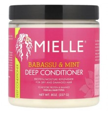 Mielle, Deep Conditioner, For All Hair Types, Babassu & Mint, 8 oz (227 g)