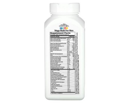 21st Century, Mega Multi for Men, 90 Tablets 21st Century, Mega Multi for Men, 90 Tablets