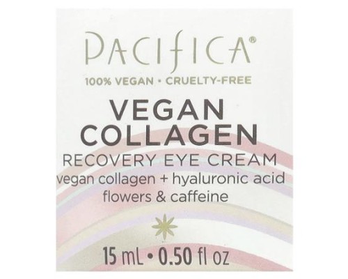 Pacifica, Vegan Collagen, Recovery Eye Cream, 0.5 fl oz (15 ml)