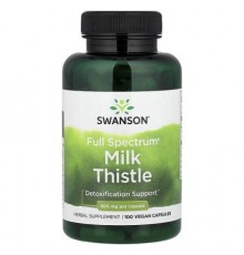 Swanson, Full Spectrum® Milk Thistle, 500 mg, 100 Vegan Capsules