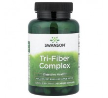 Swanson, Tri-Fiber Complex, 100 Vegan Capsules