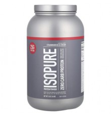 Isopure, Zero Carb Protein Powder, Strawberries & Cream, 3 lb (1.36 kg)