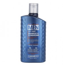Giovanni, Art Of Giovanni, Men, 2-In-1 Daily Shampoo & Conditioner with Ginseng and Eucalyptus, 16.9 fl oz (499 ml)