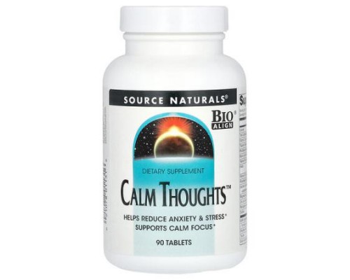 Source Naturals, Calm Thoughts, 90 Tablets Source Naturals, Calm Thoughts, 90 Tablets