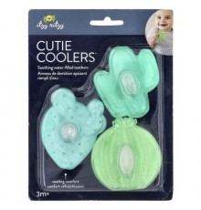 itzy ritzy, Cutie Coolers™, Soothing Water-Filled Teethers, 3+ Months, Cacti, 3 Teethers