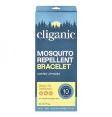 Cliganic, Mosquito Repellent Bracelet, 10 Individually Wrapped Bracelets
