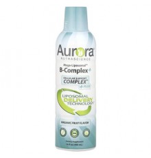 Aurora Nutrascience, Mega-Liposomal™ B-Complex+, Organic Fruit, 16 fl oz (480 ml)