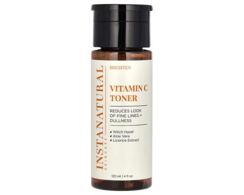 InstaNatural, Skincare, Vitamin C Toner, 4 fl oz (120 ml) InstaNatural, Skincare, Vitamin C Toner, 4 fl oz (120 ml)