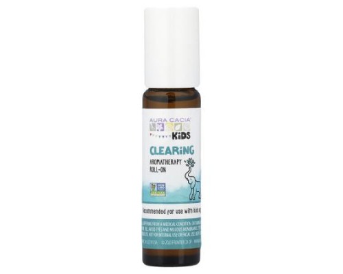 Aura Cacia, Kids, Aromatherapy Roll-On, Clearing, 0.31 fl oz (9.2 ml) Aura Cacia, Kids, Aromatherapy Roll-On, Clearing, 0.31 fl oz (9.2 ml)